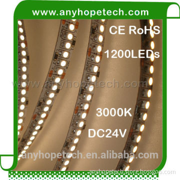 Super brightness 2835 smd warm white flexible led christmas light tape